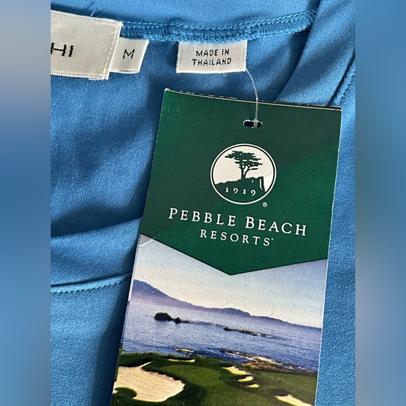 Bugatchi Shirt Womens M-Blue Solid Top Long Sleeve Golf Tennis Sport Ladies(UV50 - Picture 11 of 13